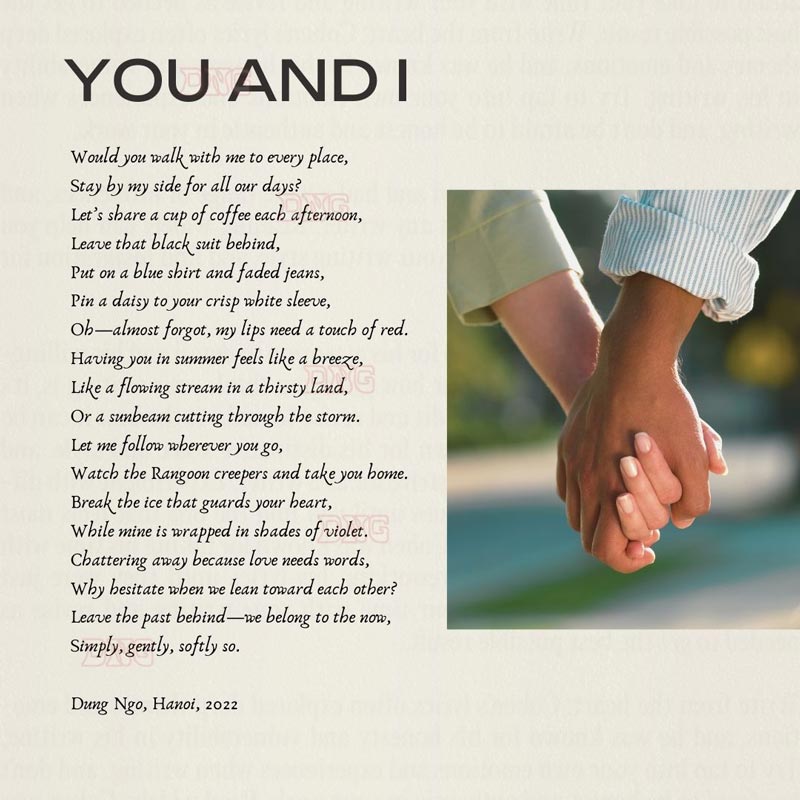 dung ngo author you and i