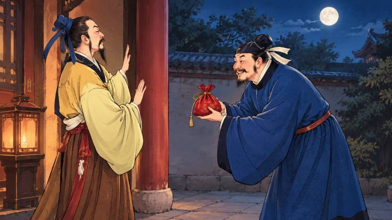 Câu chuyện về Dương Chấn từ chối bạc của Vương Mật.