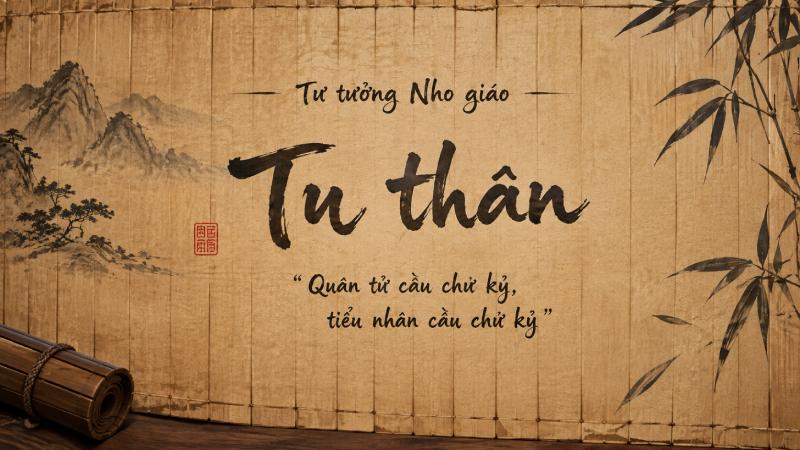 Tư tưởng nho giáo: Tu thân