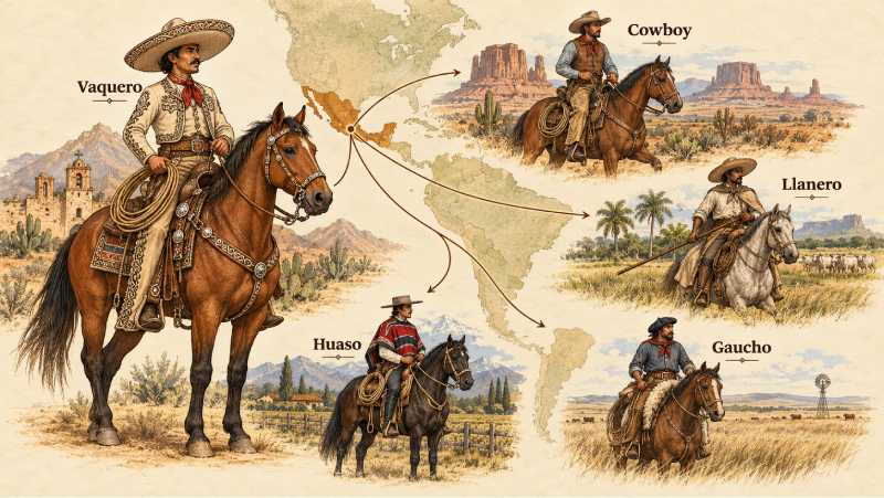 How Mexican cowboy culture influenced other countries