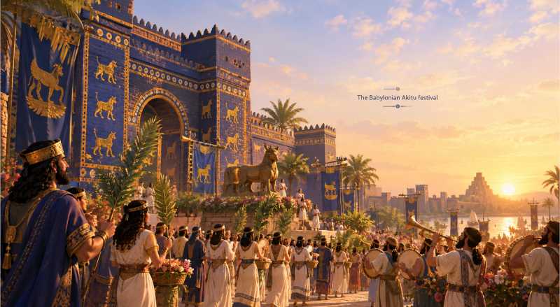 The Babylonians Akitu festival